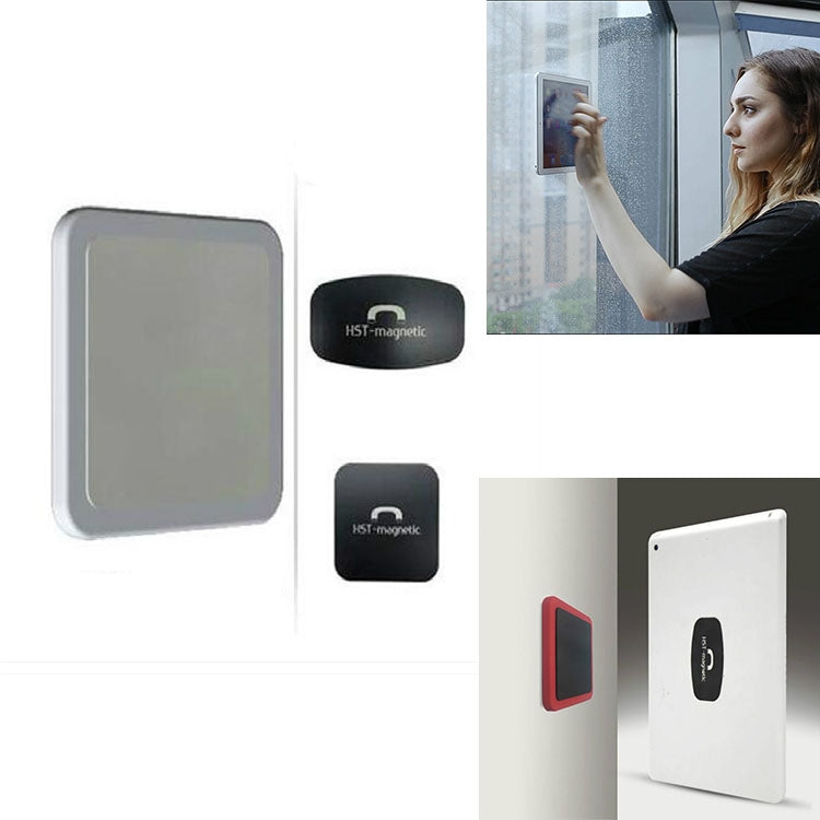 Wall-mounted Magnetic Tablet and Phone Holder (White A)