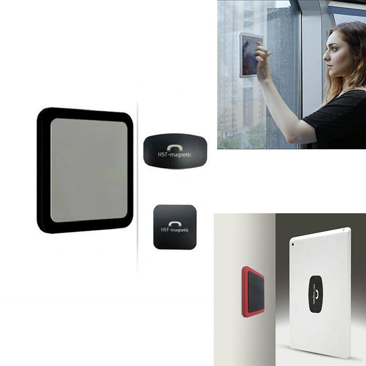 Magnetic Wall-Mounted Tablet and Phone Holder (Black A)
