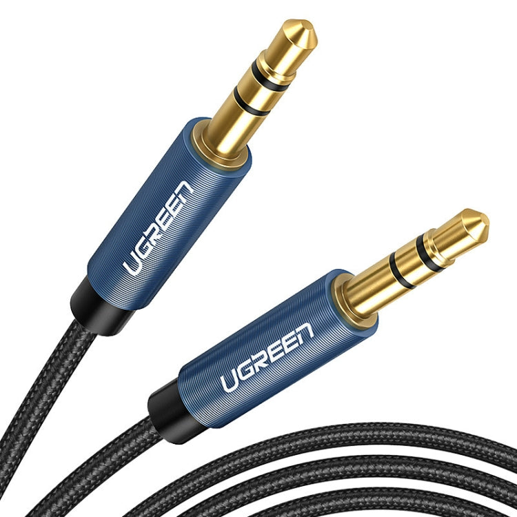 Ugreen AV112 3.5mm Audio Cable for Enhanced HiFi Sound Quality, 0.5m Length (Blue)