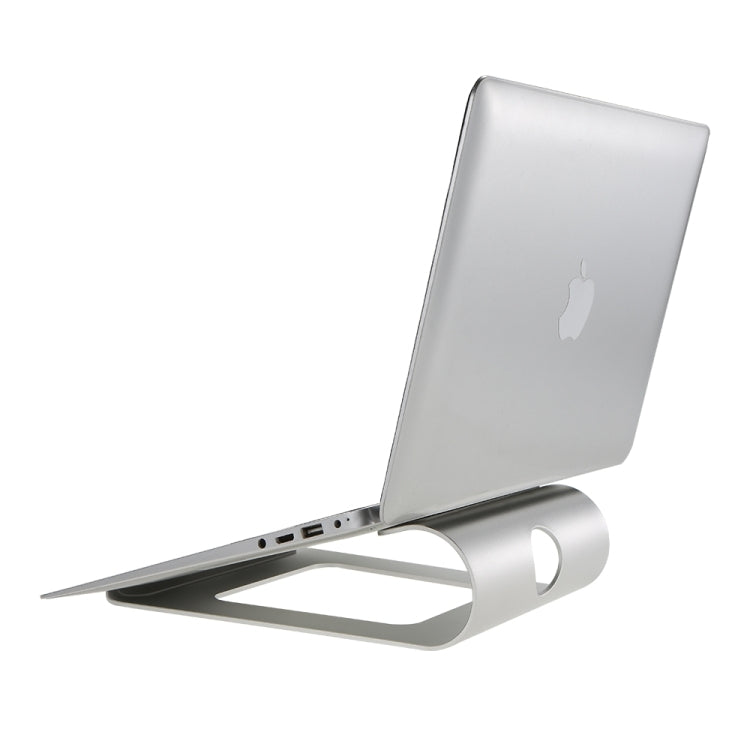 Ergonomic Aluminum Laptop Stand with Cooling Feature for MacBooks, Laptops, Tablets, and Smartphones