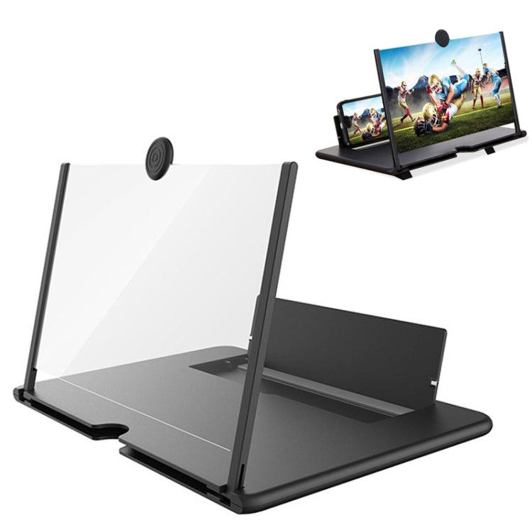 10 inch Pull-out Ultra-clear 3D Mobile Phone Screen Amplifier with Stretching Bracket (Black)