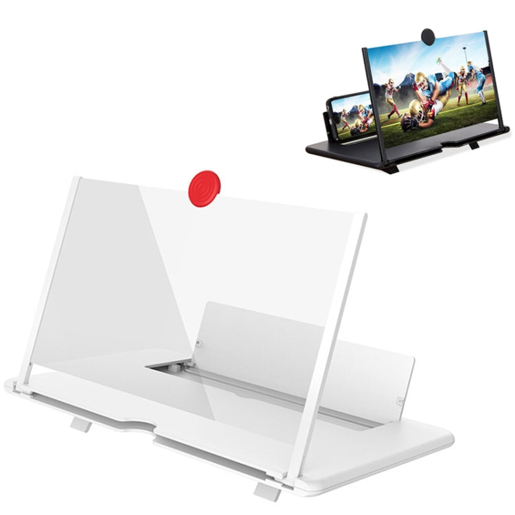 10 inch White Pull-out Ultra-clear 3D Mobile Phone Screen Amplifier Bracket
