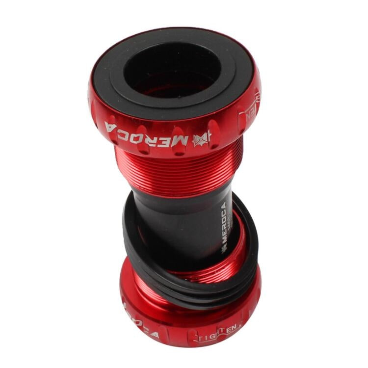 Meroca Hollow Axle Mountain Bike Bottom Bracket (Red)