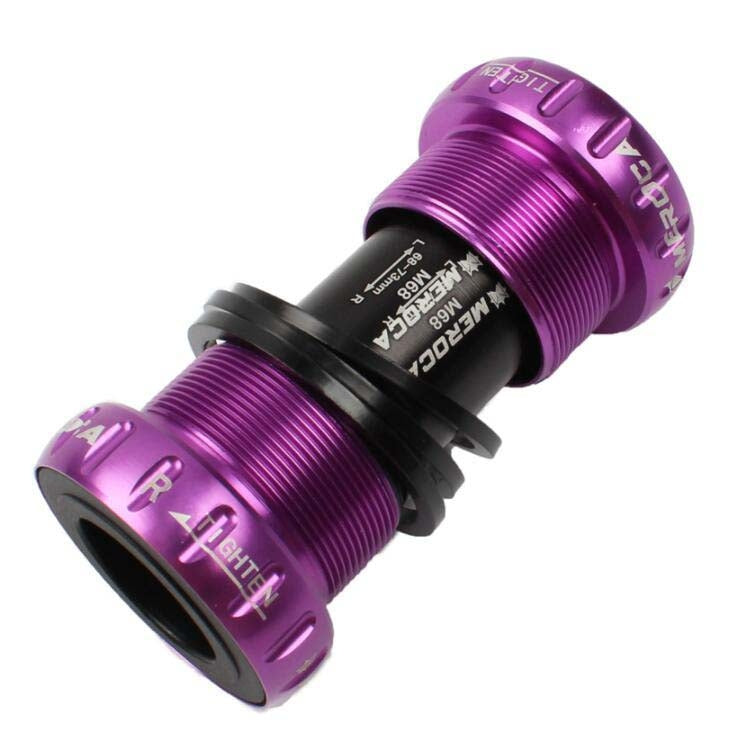 Meroca Hollow Bb Mountain Bike Bottom Axle - Purple