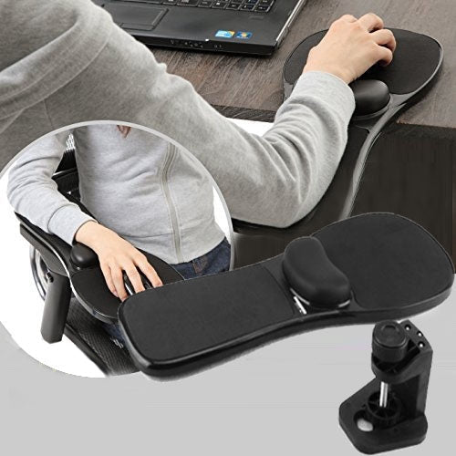 Ergonomic Rotation Arm and Mouse Tray with Elbow and Wrist Support