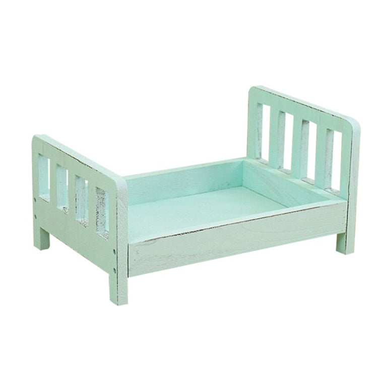 100 Days Old Green Wooden Newborn Children's Photography Bed