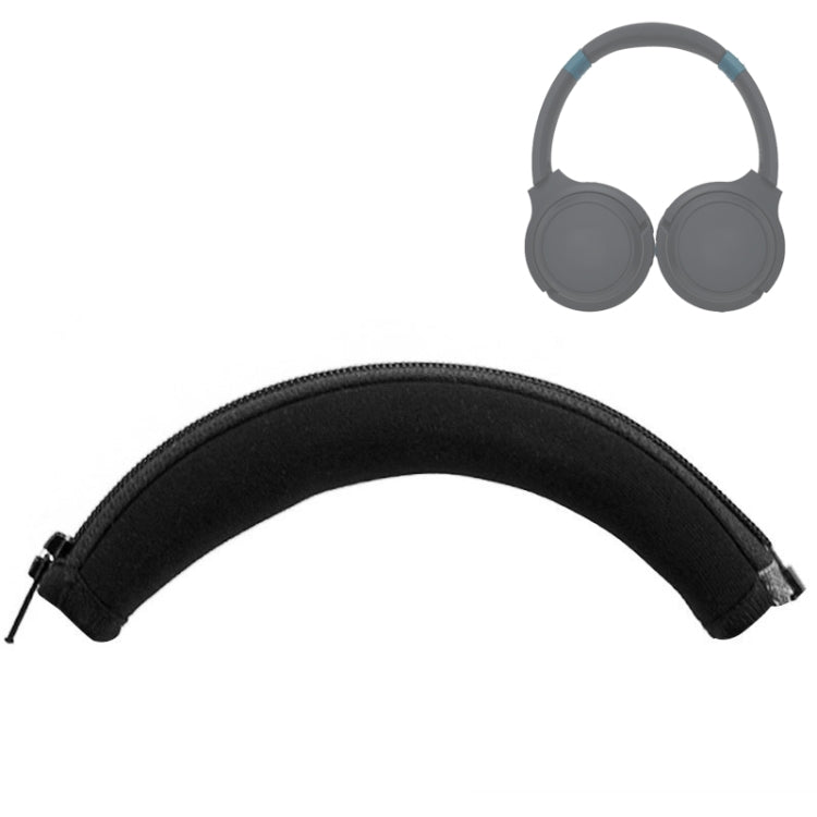 2 Pieces Headset Head Beam Protection Covers for Audio-Technica ATH-S200BT - Black