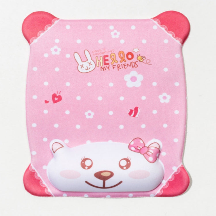 Rabbit Cartoon Silicone Mouse Pad with Non-Slip Backing