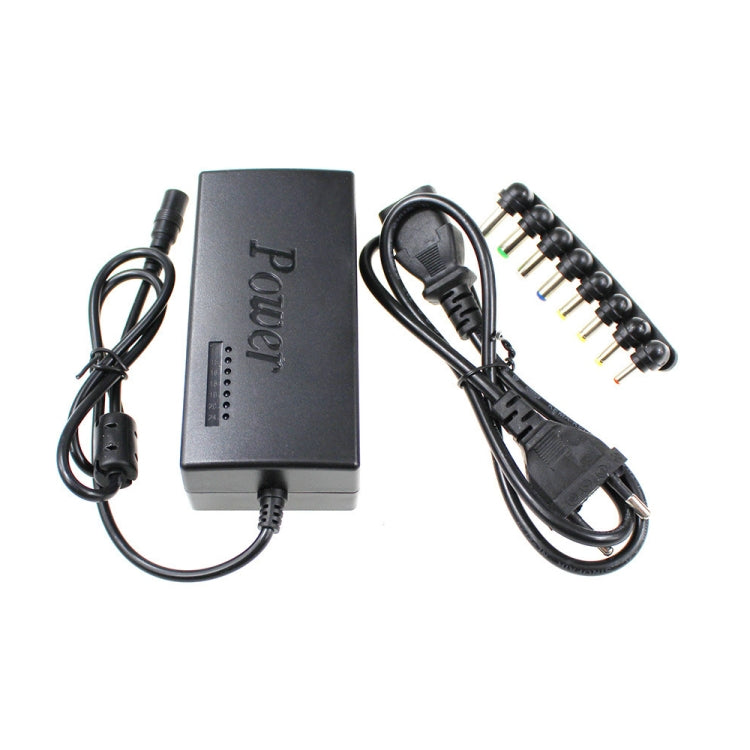 Universal Laptop Charger Adapter with Adjustable Voltage and Interchangeable Tips
