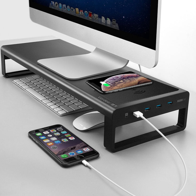 Vaydeer Metal Display Increase Rack with USB Wireless Laptop Screen Stand