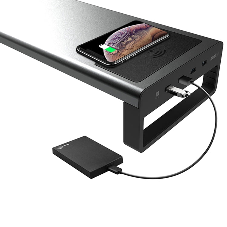 Vaydeer Metal Display Increase Rack with USB Wireless Laptop Screen Stand