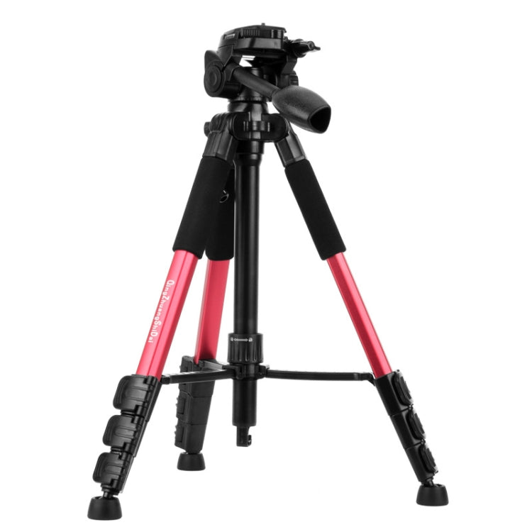 Red Q111 4-Section Folding Legs Aluminum Alloy Tripod Kit