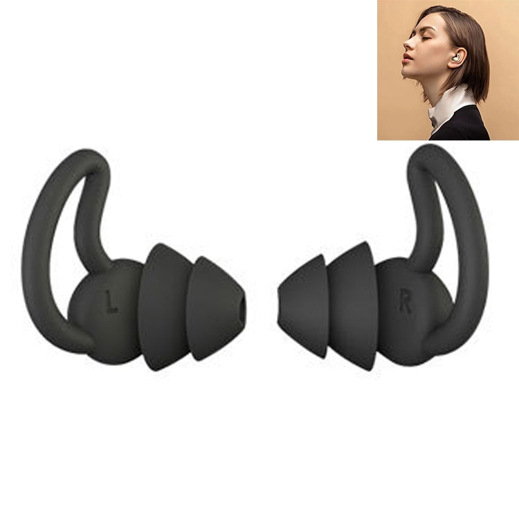 Shark Fin Anti-Falling and Noise-Reducing Earplugs for Sleeping - 4 PCS / 2 Pair