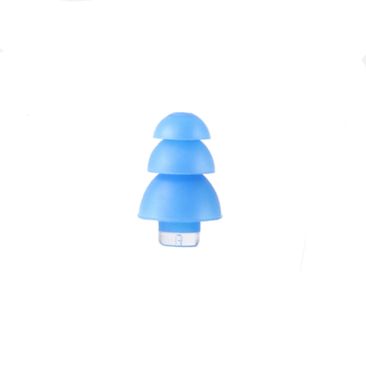 Silent Sleep Silicone Earplugs for Noise Reduction (Blue)