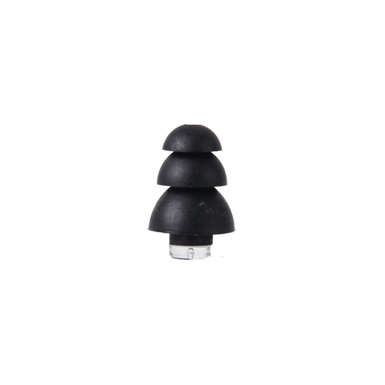Black Silicone Anti-Noise Sleep Earplugs for Industrial Noise Cancelling