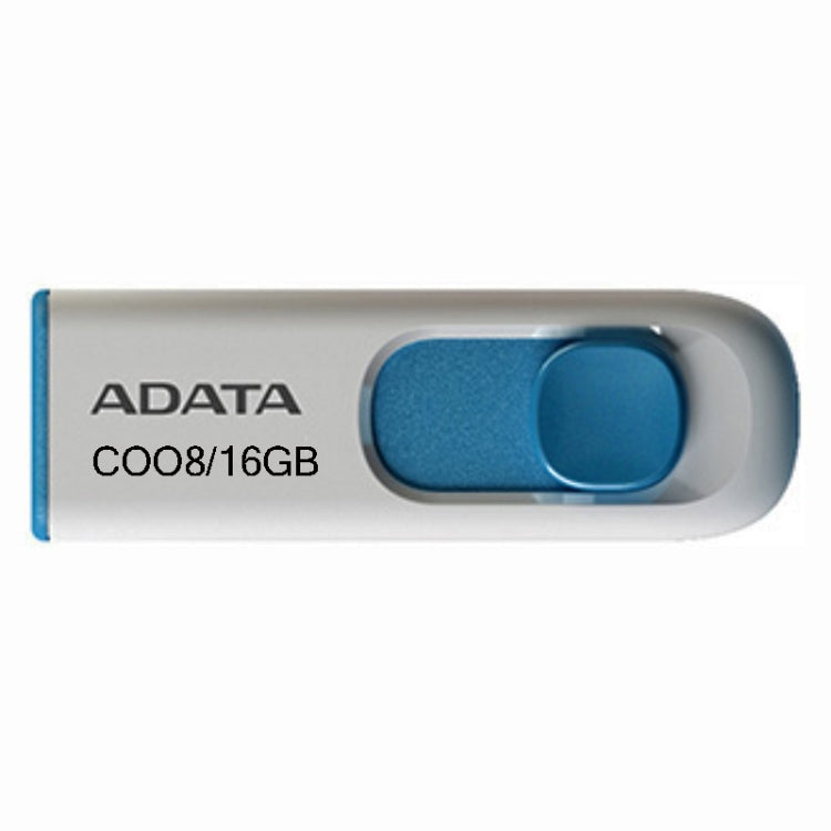 16GB ADATA C008 Car Office Universal USB 2.0 U Disk - Blue
