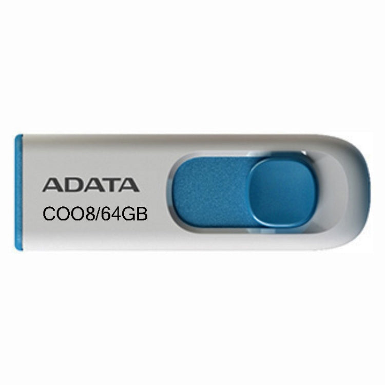ADATA C008 64GB Blue USB 2.0 Car Office Universal U Disk