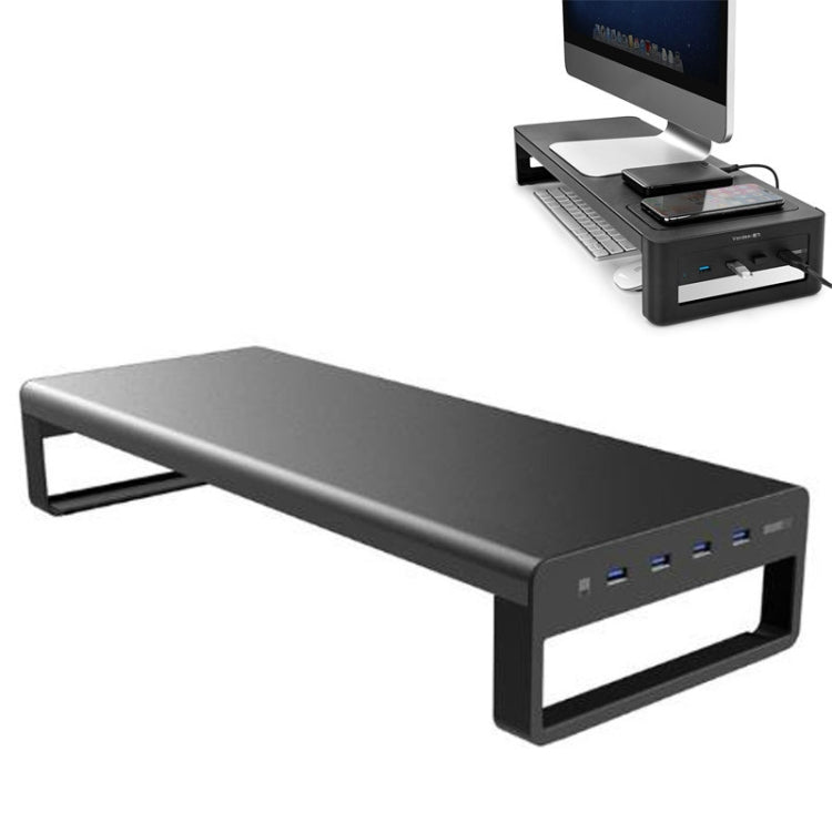 Vaydeer Computer Monitor Stand with Wireless Charging and Storage Expansion