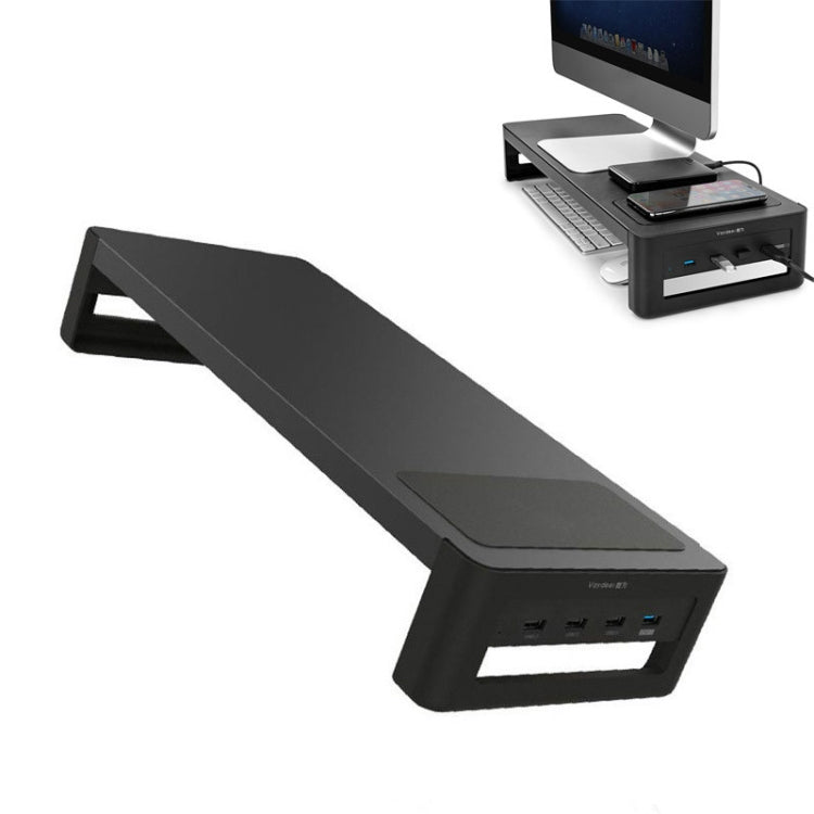 Vaydeer Computer Monitor Base with Wireless Charger and USB3.0 Expansion