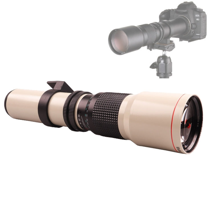 Lightdow 500mm F8-F32 Manual Telephoto Lens for SLR Photography