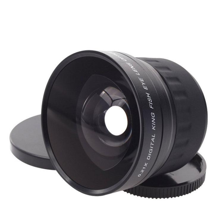 58mm 0.21X Digital Wide Angle Auxiliary Fisheye Lens