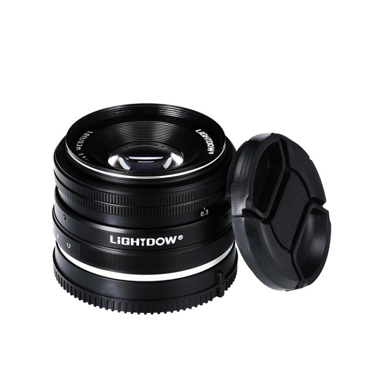 LIGHTDOW 35mm F1.7 E-Mount Manual Fixed Focus Lens for Sony Mirrorless Cameras