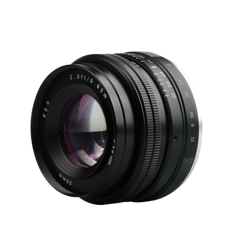 LIGHTDOW EF 50mm F2.0 USM Portrait Lens for Canon Mirrorless Cameras