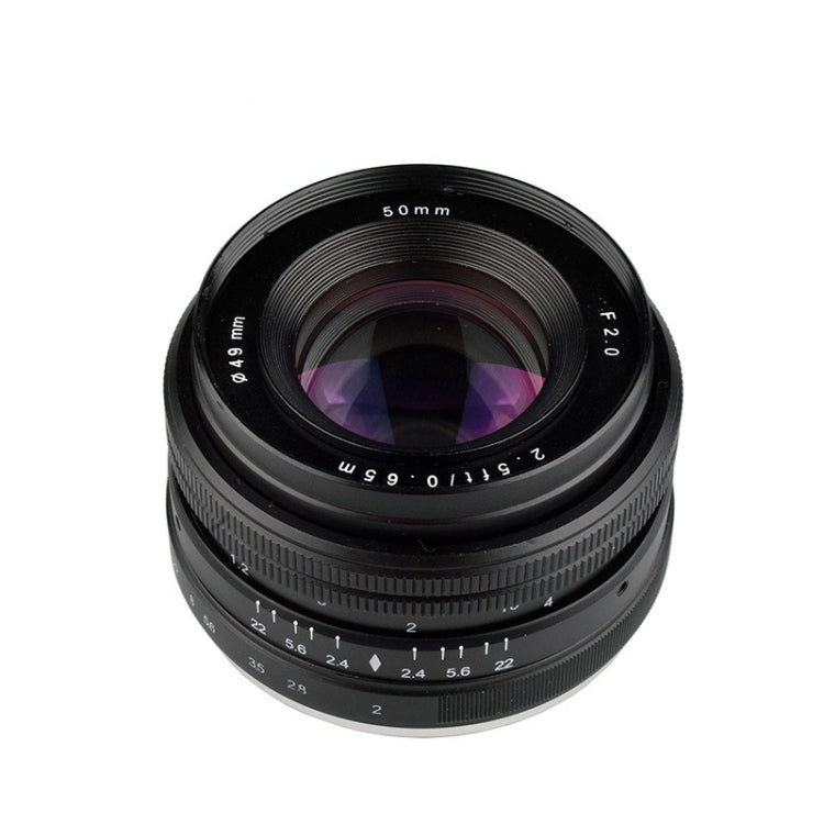 LIGHTDOW EF 50mm F2.0 USM Portrait Lens for Canon Mirrorless Cameras