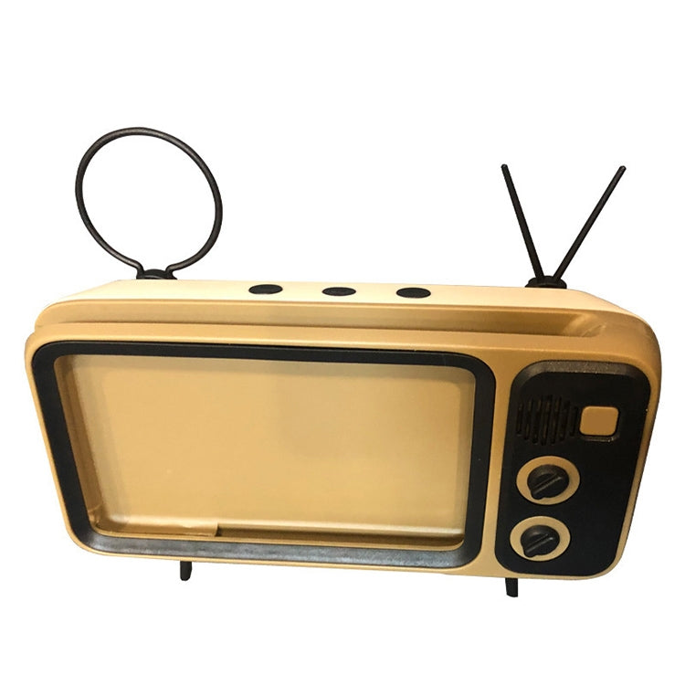 Retro Desktop Mobile Phone Holder for 4.7~6.2 inch Displays (Brown)