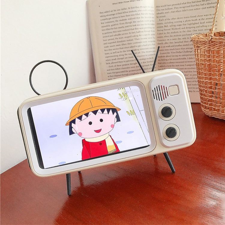 Retro Desktop Lazy Live TV Phone Holder for 4.7~6.2 inch Display Mobile Phone(Orange)