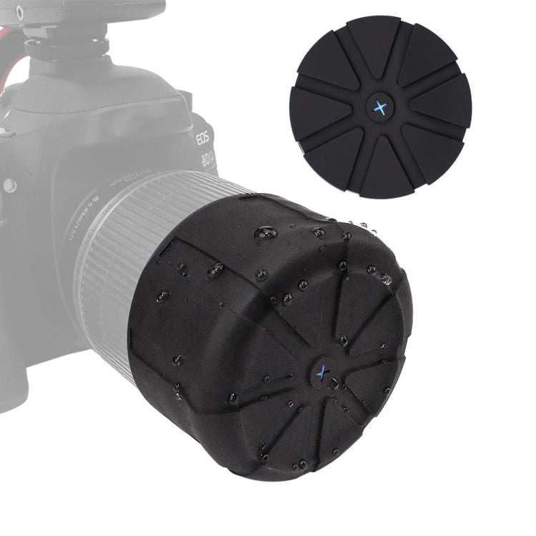 Silicone SLR Camera Lens Cover Set - Pack of 4