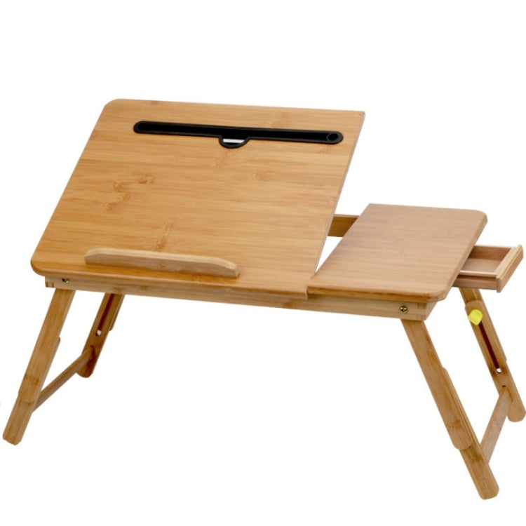 Innovative Folding Laptop Desk with Drawer - Large Size (72cm)