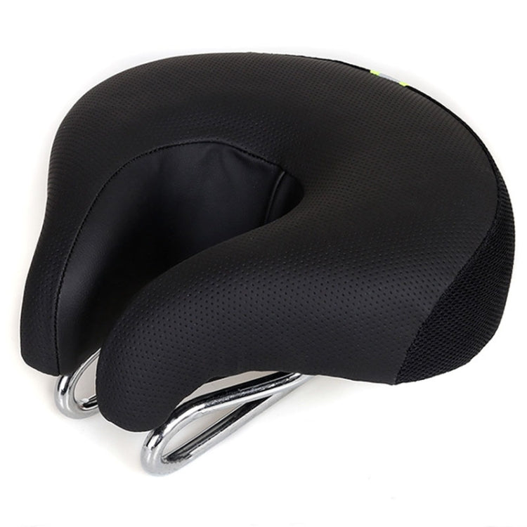Noseless Bicycle Saddle for Mountain Bike - Black