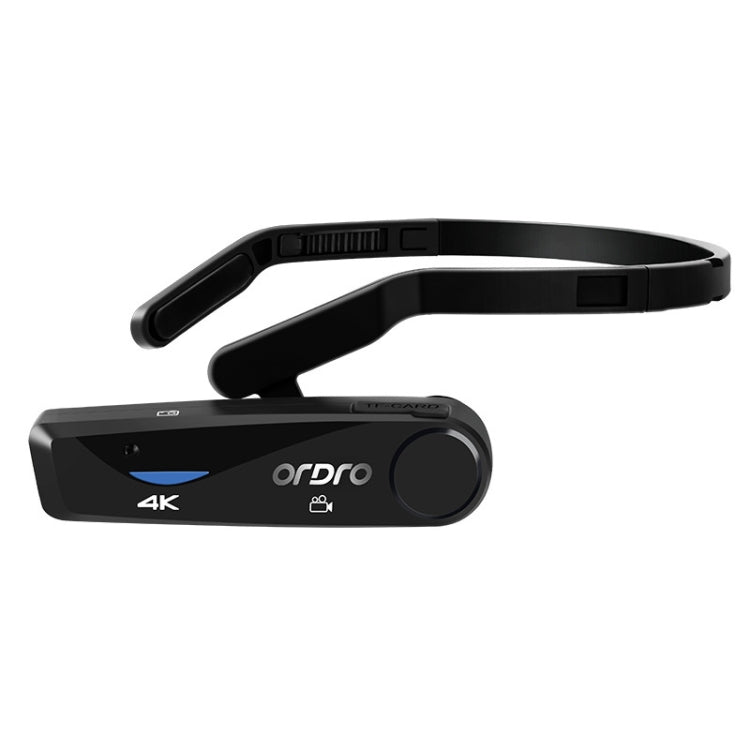 ORDRO EP6 Hands-Free 4K WiFi Smart Sports Camera With Remote Control (Black)