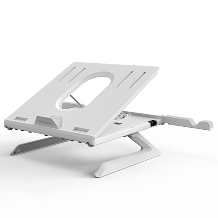 Adjustable Folding Notebook and Monitor Stand, Tripod (White)
