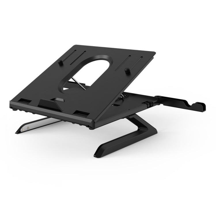 Portable Multifunctional Notebook Stand and Monitor Riser - Tripod (Black)