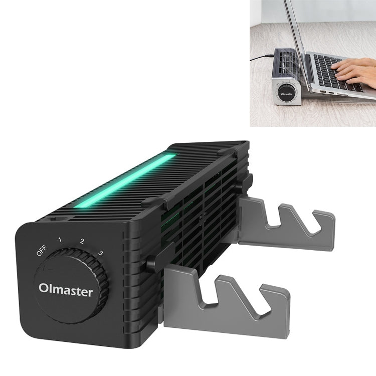 Olmaster Notebook High Air Volume Radiator USB Fan Bracket Square RGB CF-1692RGB