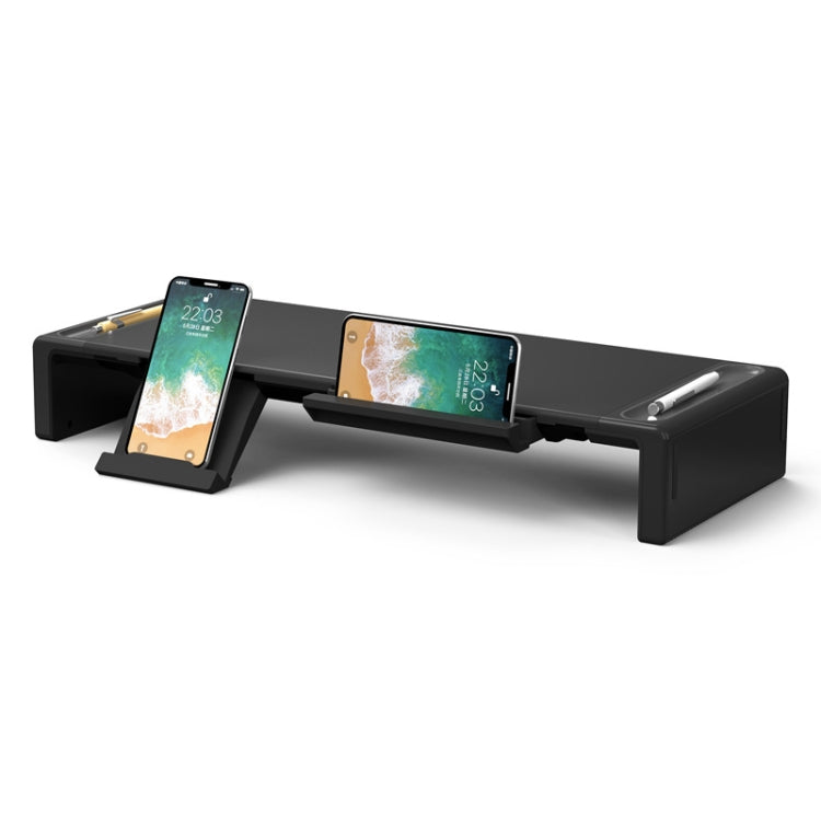 AP2002-2-A Display Riser with Storage for Notebook and Devices by Olmaster, Classic Style