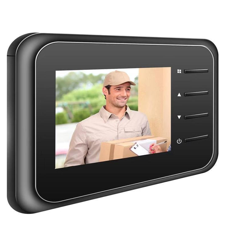 Smart Cat Eye Home Video Doorbell with High Definition Display and Night Vision