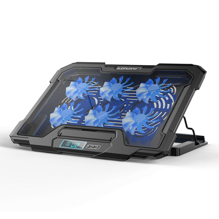Suohuang Gaming Notebook Cooler with Adjustable Wind Speed and LCD Display