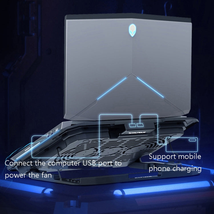Suohuang Gaming Notebook Cooler with Adjustable Wind Speed and LCD Display