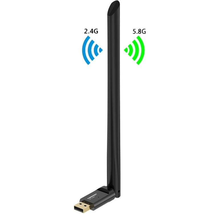 High-Speed Dual-Band USB Wireless Network Card - COMFAST CF-758F