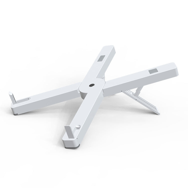Laptop Stand Bracket with Heat Dissipation Base for Notebook and Tablet (White)