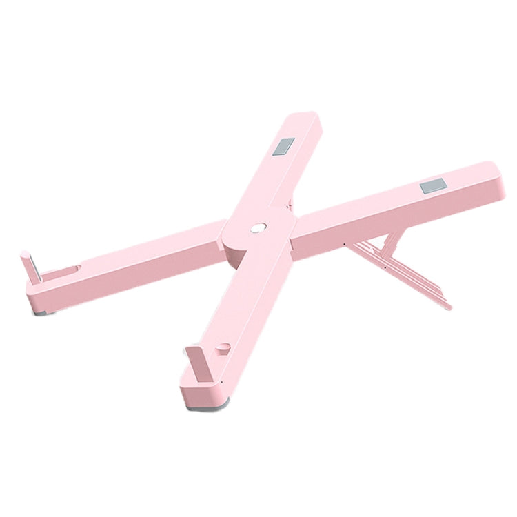 D27 Laptop Stand Bracket: Pink Desktop Heat Dissipation Base