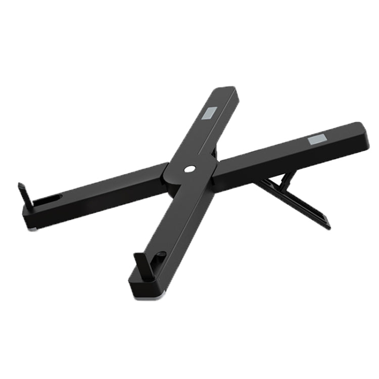Laptop Stand Bracket with Heat Dissipation Base and Tablet Lift (Black)