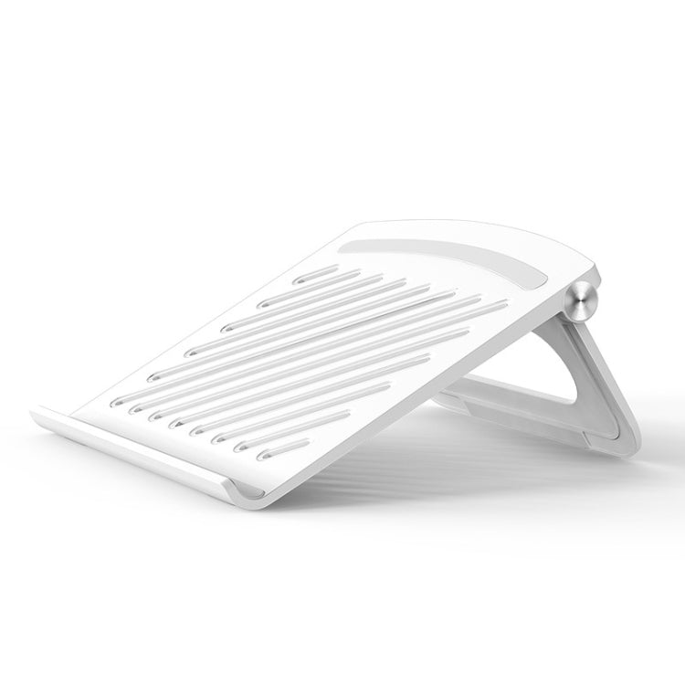 D1601 Laptop Support Folding Heightening Lifting Plate Cooling Bracket (White)