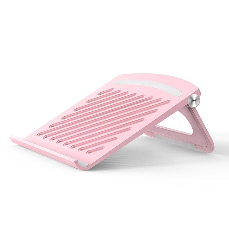 D1601 Laptop Cooling Bracket with Adjustable Height and Pink Finish