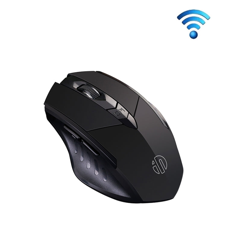 Inphic PM6 Wireless Mechanical Mouse with Adjustable DPI and Ergonomic Design - Black