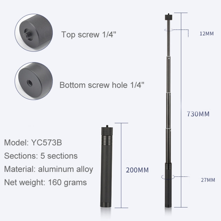 Extension Rod Stabilizer for Feiyu G5, SPG, WG2 Gimbals and DJI Osmo Pocket, Pocket 2