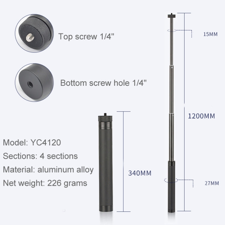 Extension Rod Stabilizer for Feiyu G5 / SPG / WG2 Gimbal, DJI Osmo Pocket / Pocket 2